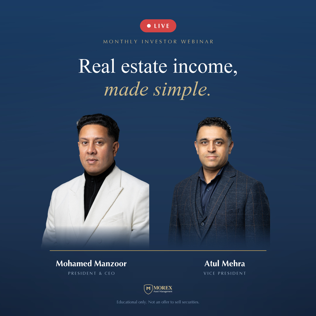 Free monthly investor webinar hosted live by Mohamed Manzoor and Atul Mehra